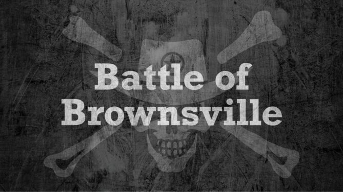 Jolly Outlaw logo with Battle of Brownsville.