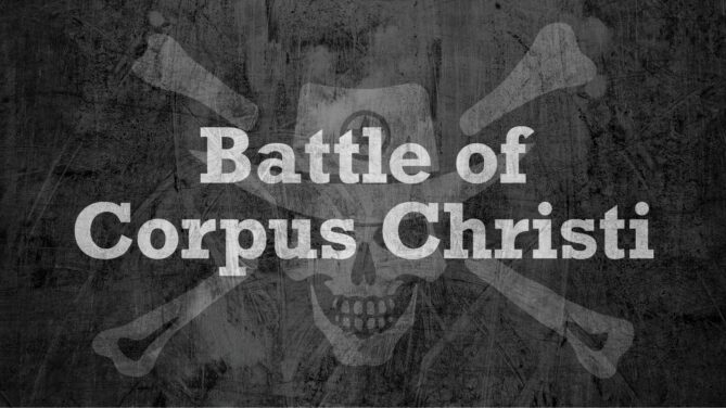 Jolly Outlaw logo with Battle of Corpus Christi.