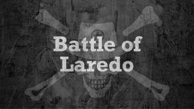 Jolly Outlaw logo with Battle of Laredo.