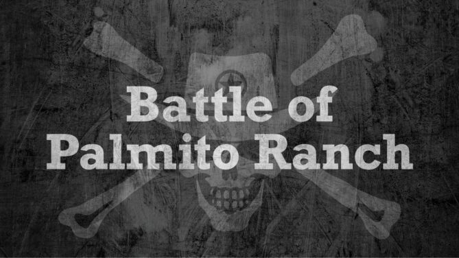 Jolly Outlaw logo with Battle of Palmito Ranch.