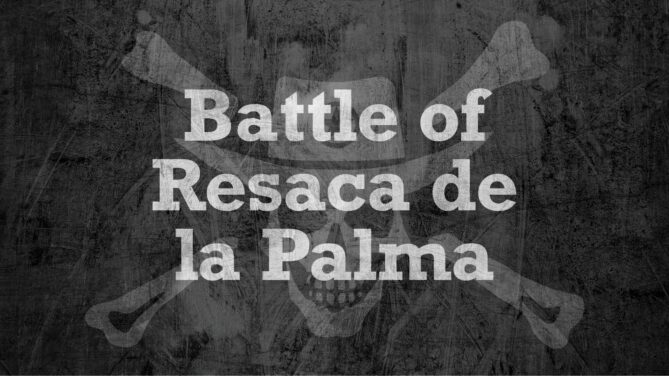 Jolly Outlaw logo with Battle of Resaca de la Palma.