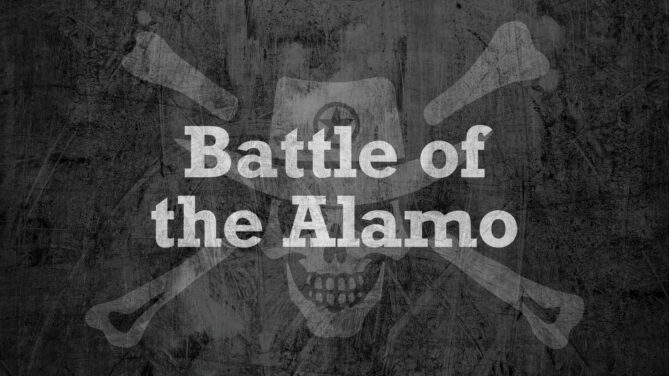 Jolly Outlaw logo with Battle of the Alamo.