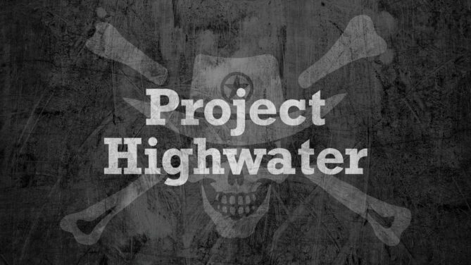 Jolly Outlaw logo with the Project Highwater.