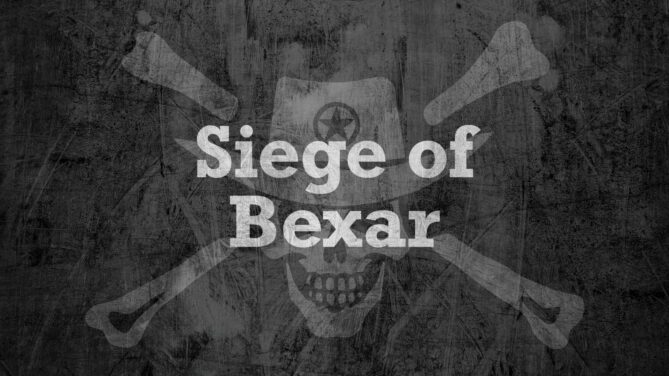 Jolly Outlaw logo with Siege of Bexar.