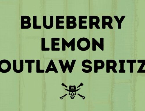 Blueberry Lemon Outlaw Spritz: Refreshing Non-Alcoholic Drink