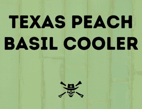 Texas Peach Basil Cooler: Refreshing Non-Alcoholic Drink